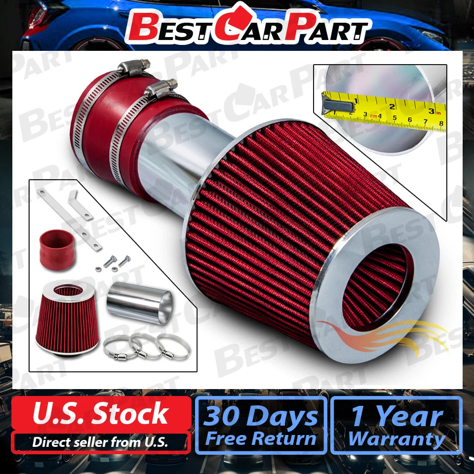 BCP ROJO 2000-2005 Impala Monte Carlo 3.1L 3.4L V6 Kit de admisión Ram corta + Filtro Foto 1 de 4