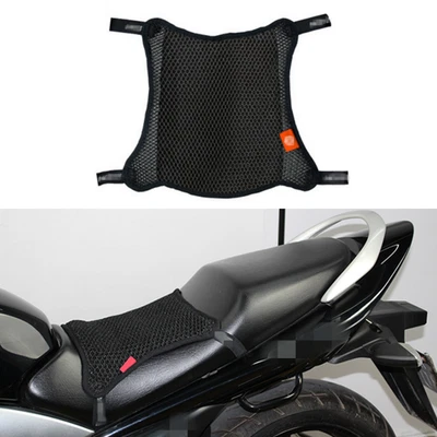 Cojín de malla con aislamiento térmico impermeable para funda de asiento fresca para motocicleta Foto 1 de 4
