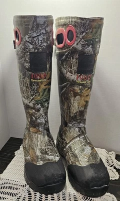 Camo ITASCA Waterproof Hunting Swamp Boot SIZE 8  scent free 1000g Thinsulate - Image 1 of 4