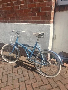 Raleigh Stowaway Folding Bike Light Blue 1974 - Picture 1 of 8
