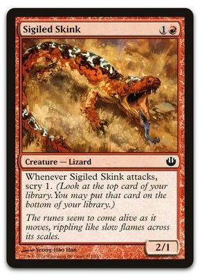 Sigiled Skink #111 (NM) Journey Into Nyx JOU Magic MTG - Image 1 of 2