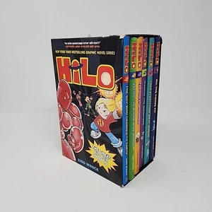 Hilo The Great Big Box Set Books 1-6 A Graphic Novel Boxed Set by Judd Winick HC - Picture 1 of 14
