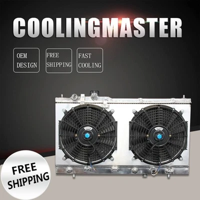 Aluminum Core Radiator Shroud Fan For 1999-2003 Mazda Protege/Protege5 AT 2303 - Image 1 of 4