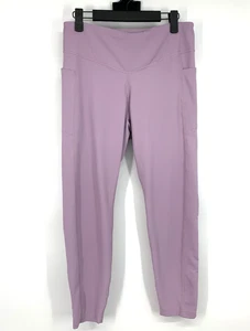 Old Navy Active 7/8 Leggings Damen Large Powersoft gerippt lila hoher Bund - Bild 1 von 10