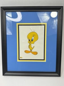 Arte Litográfico Enmarcado Edición Limitada Imágenes Auténticas RARAS LOONEY TUNES TWEETY BIRD - Imagen 1 de 7