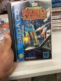 Star Wars Rebel Assault (Sega CD) Excellent CIB Complete w/ Reg Card & Tested