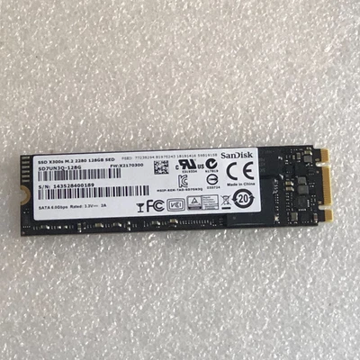 SanDisk SD7UN3Q-128G X300s M.2 2280 128GB SED SATA 6Gbps SSD - Image 1 of 3