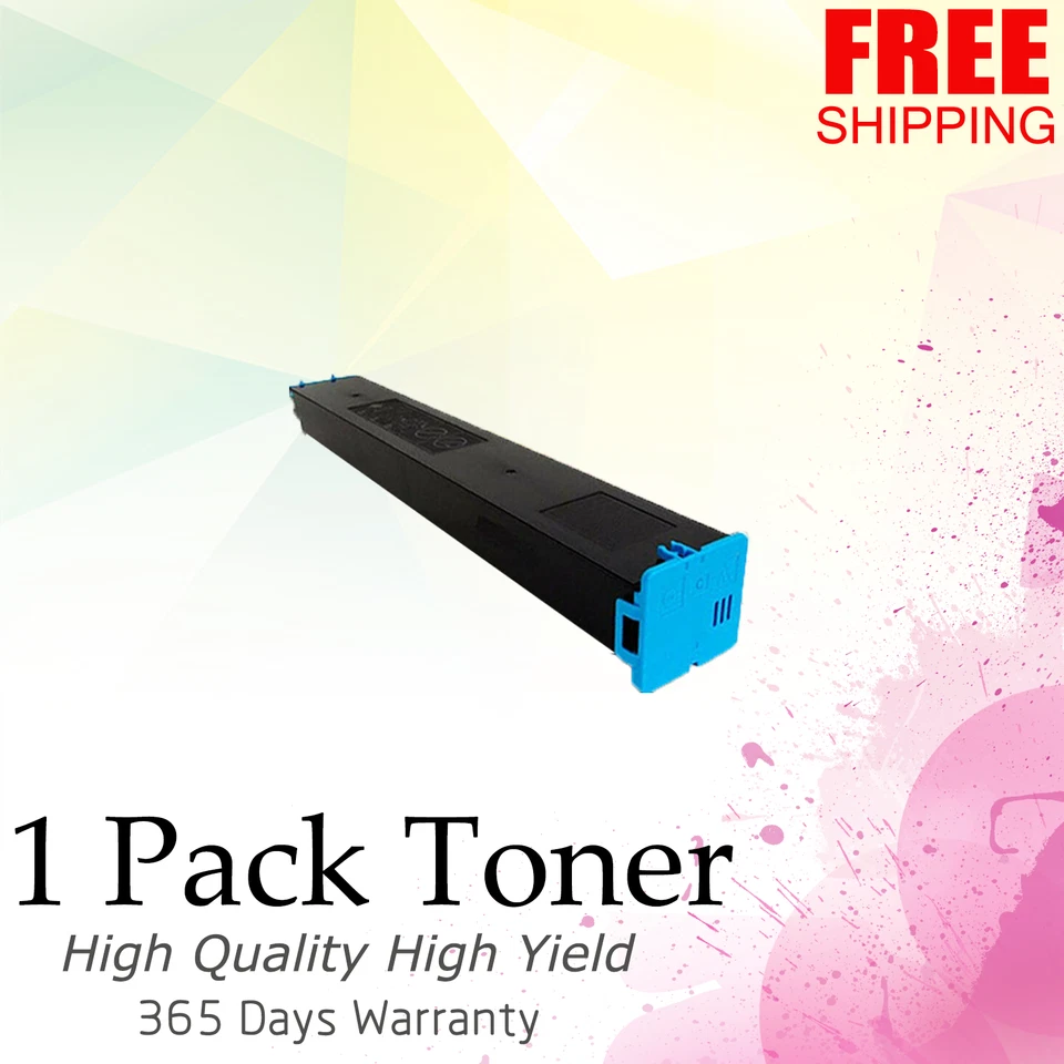 Compatible MX-60NTCA Toner CYAN for Sharp MX-2651 MX-3570N MX-3550N Printer - Image 1 of 1