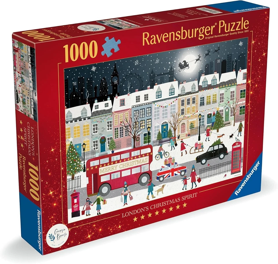 NA - Ravensburger Puzzle - Londons Christmas Spirit 1000pc /Puzzles - X59z