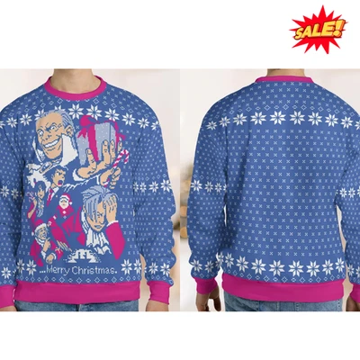 Turnabout Christmas ACE Attorney AOP Sudadera Fea Navidad Foto 1 de 2