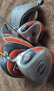 Golf Set ORLIMAR ZX 2 Clubs Driver 15.5 Wood #5 19 RH Graphite Regular Flex - Picture 1 of 13