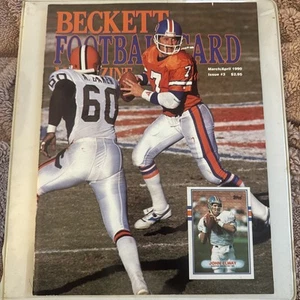 Beckett Football Card Magazine, 1990, Issue #3, John Elway Cover - Picture 1 of 2