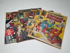 1976/77 Captain Britain Bundle No 2, 4, 7, 20 & 22 + 1979 Summer Special Marvel - Picture 1 of 7