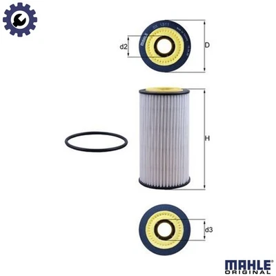 OIL FILTER OX 1311D FOR AUDI A4/B9 Q5/Sportback/Van A5 A6/C8/Allroad A7 3.0L - Image 1 of 4