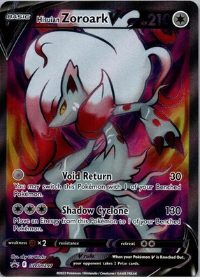 Hisuian Zoroark V - - Promo - SWSH: Sword & Shield Promo Cards - SWSH297 - NM - - Image 1 of 2