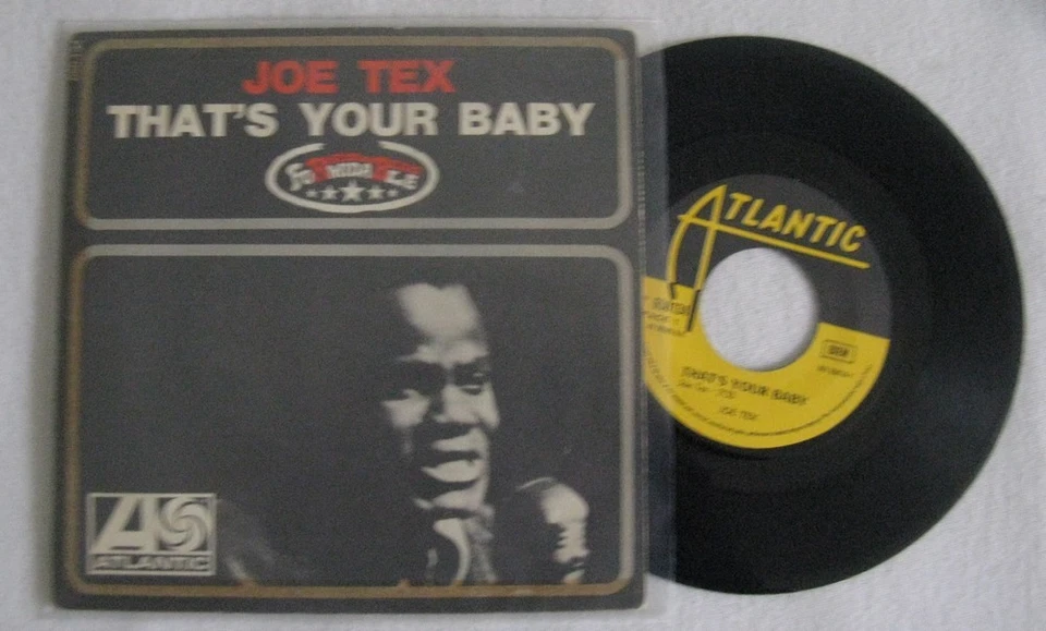 JOE TEX - That's Your Baby / Sweet, Sweet Woman French 7 R&B Soul BIEM 69' - Photo 1/1
