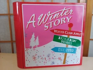 A Winter STORY TIN BATH & BODY WORKS WINTER CANDY APPLE Shower Gel Lotion Gloss - Picture 1 of 12