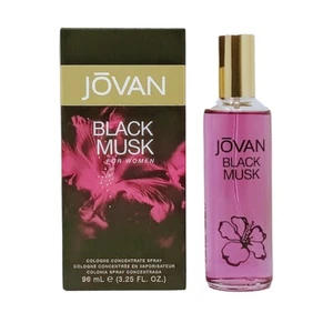 Jovan Musk Black Women's Cologne 3.25 oz - Sensual Dark Musk Spray