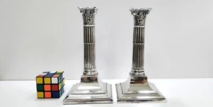 Henry Wigfull Sheffield candelabri in argento sterling data 1896 - Foto 1 di 20