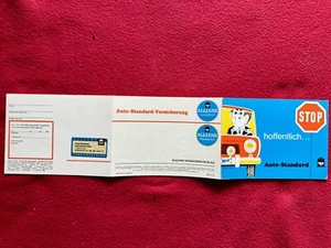 Auto-Standard-Versicherung Allianz Werbung selten Parität Flyer 1970/80? - Bild 1 von 2