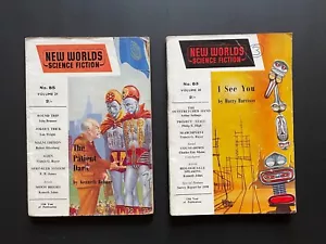 NEW WORLDS SCIENCE FICTION LOT OF 2 BOOKS #83 & 85 FROM 1959 - Picture 1 of 3