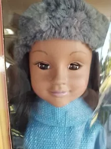 NIB Girls Life Size Doll Donna Two Of Us Doll Walks Eyes Blink Kids Toy UNEEDA - Picture 1 of 11