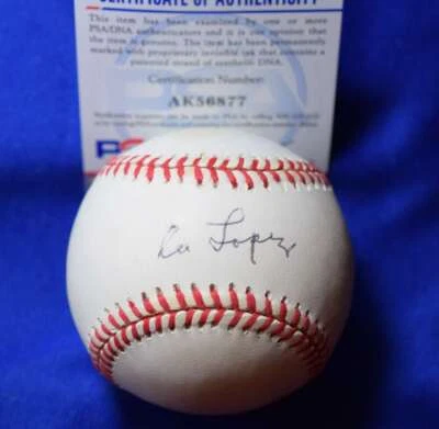 Al Lopez PSA DNA Coa Autograph American League OAL Signed Baseball 1 - Image 1 of 2