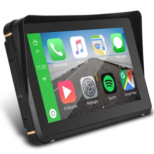 Motorcycle Rider GPS Navigator 7in Touch Screen CarPlay For Motorbike Portable - Picture 1 of 13