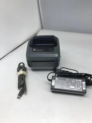 ZEBRA GK420D USB ETHERNET LABEL THERMAL PRINTER GK42-202210-000 - Image 1 of 4