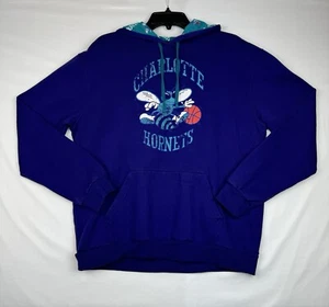 Charlotte Hornets Mens Hoodie Purple Something Inked Graphic Sweatshirt Sz XL - Picture 1 of 13