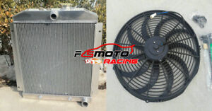 3ROW Radiator + Fans For 1947-1954 Chevy Pickup Trucks 3100 3600&3700 3800 AT/MT