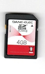 Dane-Elec 4gb SDHC memory card - Picture 1 of 2