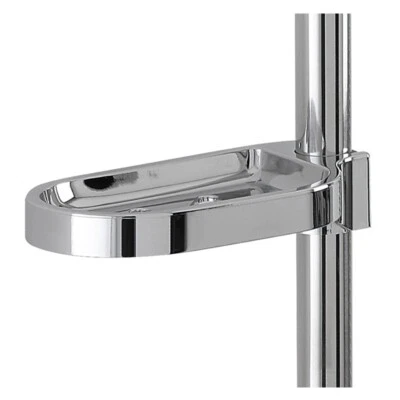 FERIDRAS Mensola portasapone universale cromata per saliscendi doccia