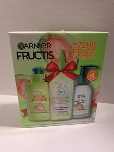 Set GARNIER Fructis Sleek & Shine LI Conditioner, Glass Hair Water, Anti-frizz - Picture 1 of 7