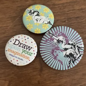 cirque du soleil pins Lot of 3 Draw Upon Your Imagination - Picture 1 of 1