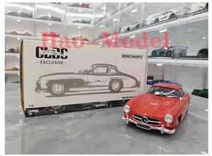 MINICHAMPS 1:18 Benz 300SL1954 Alloy metal Model Car Diecast Gifts Red Ornaments - Picture 1 of 24