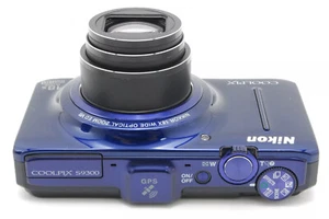 Nikon COOLPIX S9300 16.0MP Digital Camera 18x Optica Zoom Blue tested - Picture 1 of 12