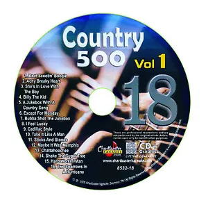   KARAOKE CHARTBUSTER CD+G COUNTRY 500 CB8532 VOL.1 DISC # 18 - Picture 1 of 1
