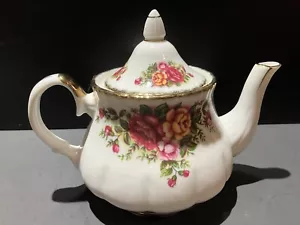 English Garden Fine China Robinson Design Group Mini Tea Pot with Lid EUC 1989 - Picture 1 of 9