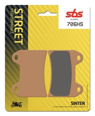 SBS 706HS PASTIGLIE FRENO ANTERIORE SINTER DUCATI ST4 S 996 2001-2006 Foto 1 de 4