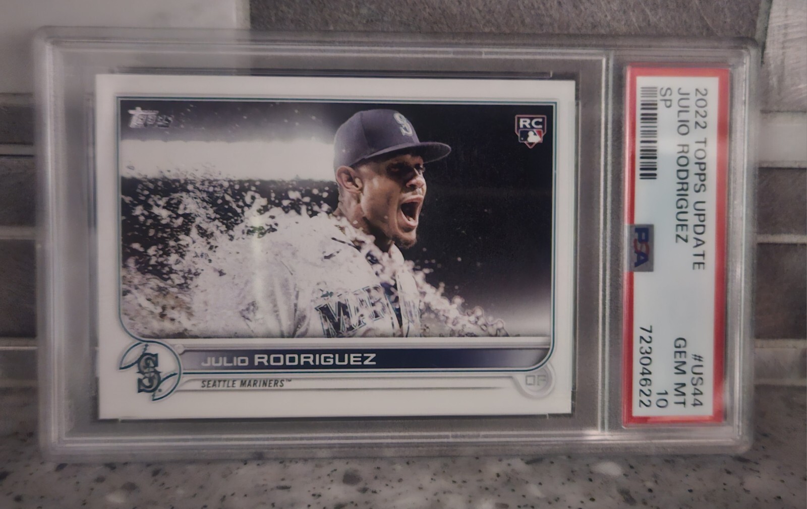 Julio Rodriguez PSA Graded 2022 Topps Update Julio Rodriguez