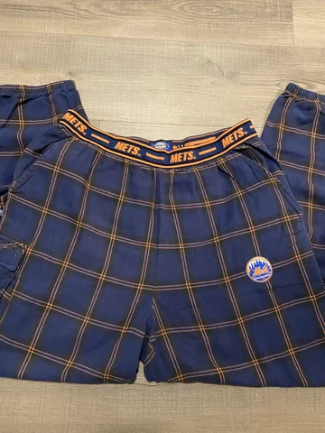 Vintage Mens New York Mets Plaid Pants W Pocket Concepts Sports Cover