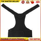 Adjustable Posture Corrector Back Support Strap Shoulder Brace Belt (M)