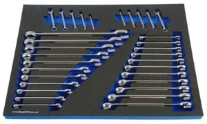 Force pro EVA Foam Tray - Metric 32 Piece Combination Spanner Set Made in Taiwan - Picture 1 of 2