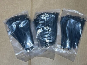 Cableos negros Clearance Bargain 300 (3x100) 4" jardín/hogar/hágalo usted mismo - Imagen 1 de 1