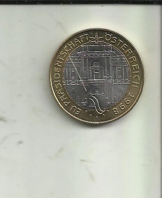 AUSTRIA 5O SCHILLINGS 1998.  AUSTRIAN EU PRESIDENCY. UNC CONDITION. 3RW 13NOV - Image 1 of 1