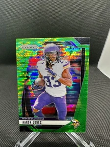 2024 Panini Prizm - Neon Green Pulsar Prizm #186 Aaron Jones - Bild 1 von 2