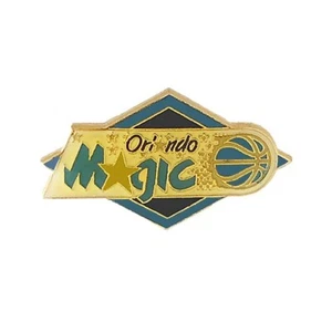 1988 Orlando Magic Peter David Vintage Throwback NBA Gloss Logo Pin - Picture 1 of 2