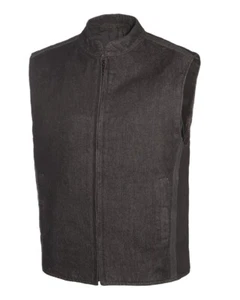 TRUE ELEMENT Chaleco Estilo Denim Club para Hombre con Transporte Oculto y Detalle de Cuero - Imagen 1 de 2