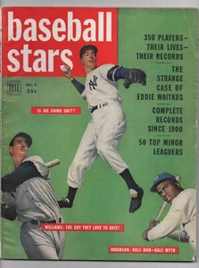 DELL BASEBALL STARS 2 1950 MAGAZIN JACKIE ROBINSON JOE DIMAGGIO - Bild 1 von 2